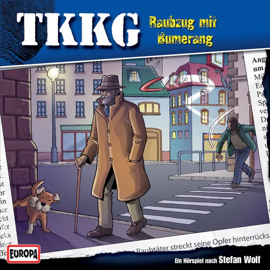 Livre Audio TKKG - Raubzug mit Bumerang — My KoleK