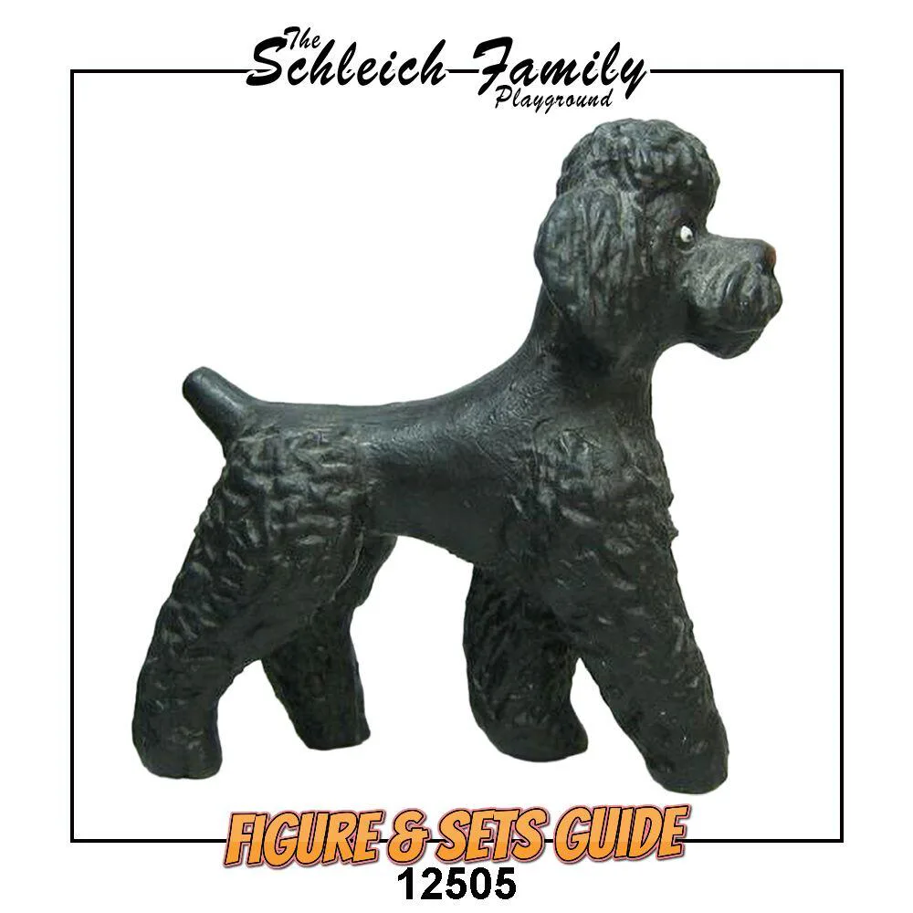 Figurines & statues (1979) - 12505 Poodle black — My KoleK