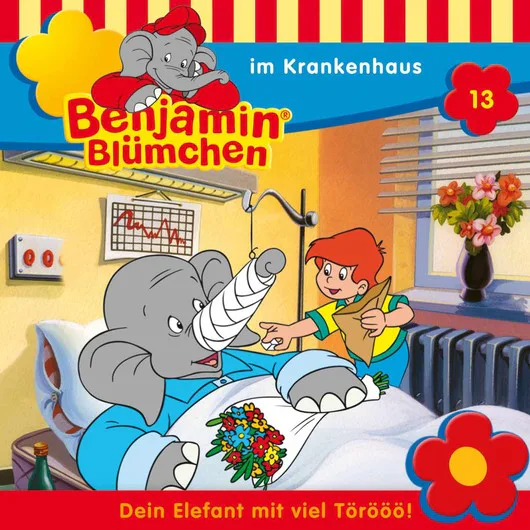 Livre Audio Benjamin Blümchen - Benjamin Blümchen, Folge 13: Benjamin im Krankenhaus — My KoleK